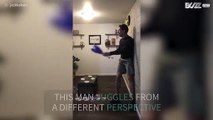 Ever seen juggling from the side?