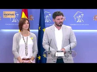 Rufián sobre la investidura: "Pedimos responsabilidad a todos"