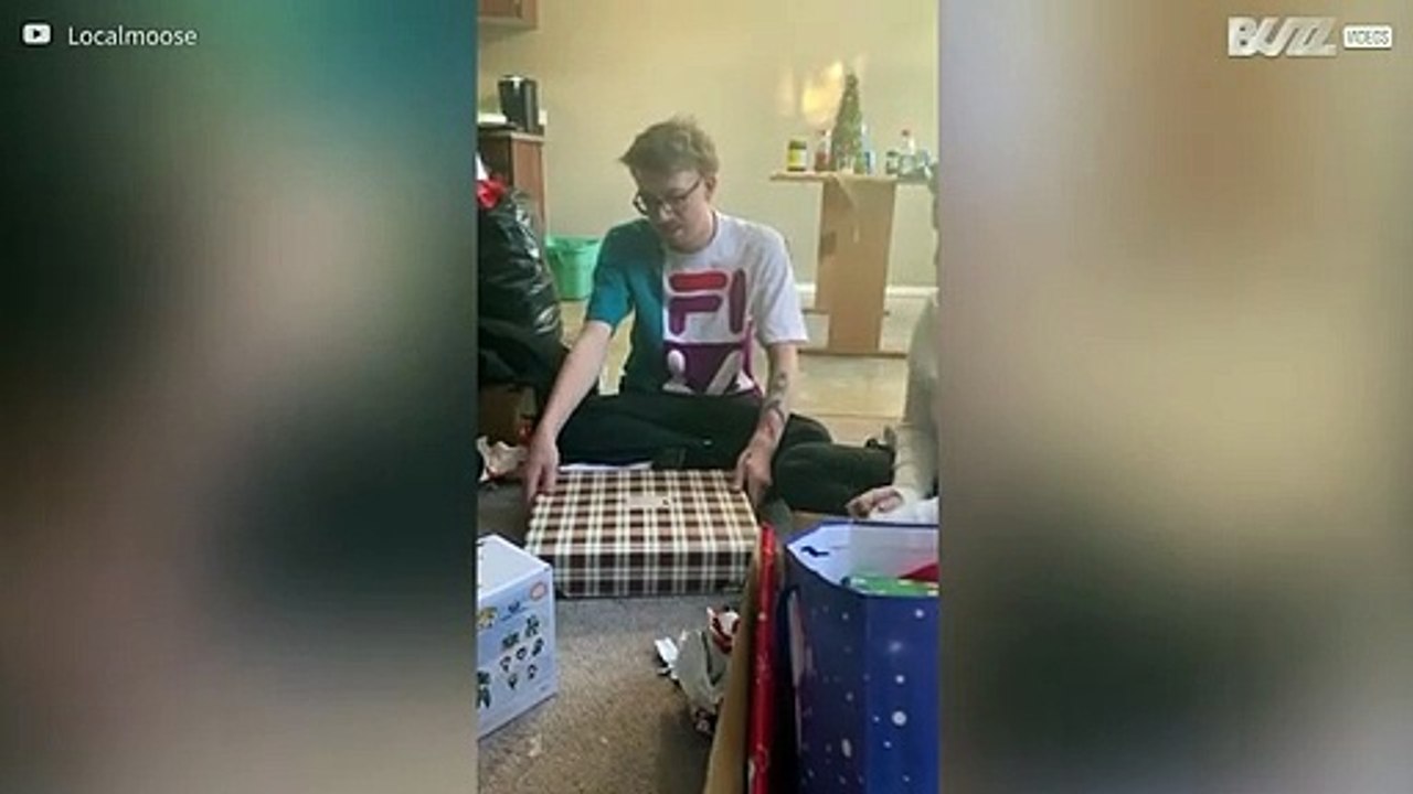 Guy left emotional and speechless after friends' Christmas gift