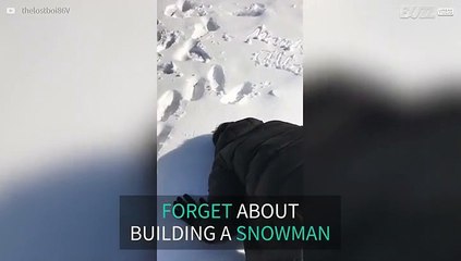 Snow face challenge: the new winter viral hit