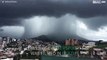 Apocalyptic-looking waterspout filmed above Brazilian town