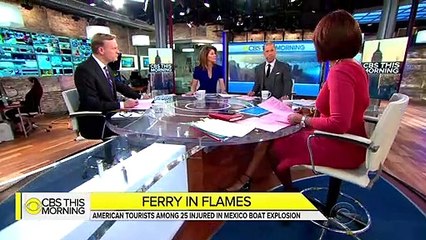 Security video shows Playa del Carmen ferry explosion