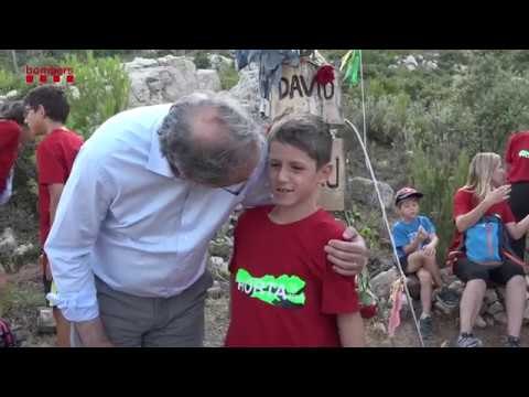 Homenatge bombers morts en l'incendi d'Horta de Sant Joan 2019