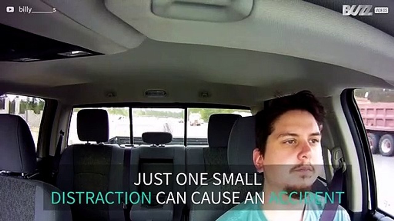 Minor distraction results in fender bender video Dailymotion
