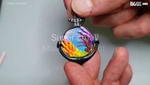 Artist creates tiny and intricate marine pendant