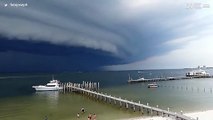 Frightening storm formation menaces Florida coast