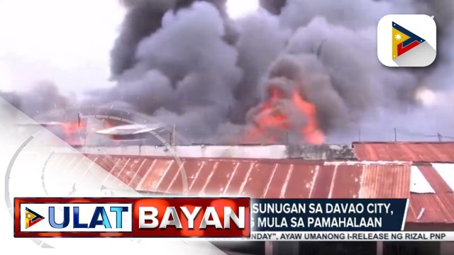 Daan-daang pamilyang nasunugan sa Davao City, nakatanggap ng tulong mula sa pamahalaan