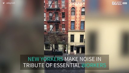 New Yorkers sound off for essential workers during Covid-19 crisis