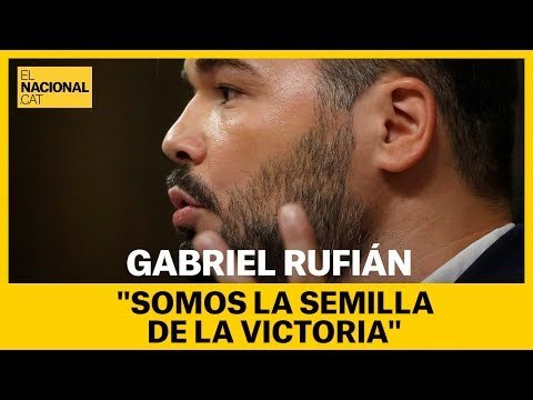 Rufián Somos la semilla de la victoria sessió investidura