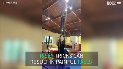 Acrobats fail new trick attempt