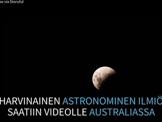 Upea time-lapse-video sinisestä superkuusta Australian taivaalla