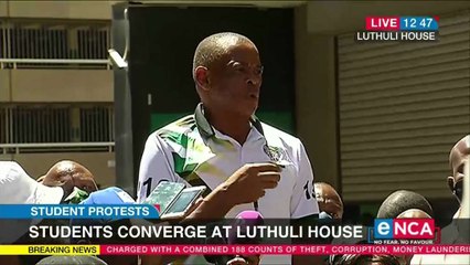 Magashule vouch support for protesting students