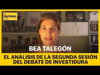 Bea Talegón analiza el debate de investidura (segunda sesión)