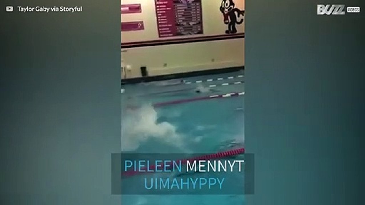 Näin uima-altaaseen EI hypätä