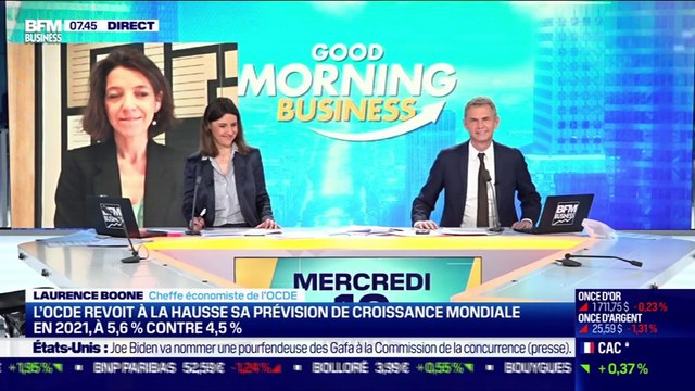 Laurence Boone (OCDE) : L'OCDE revoit à la hausse se prévision de croissance mondiale en 2021 - 10/03