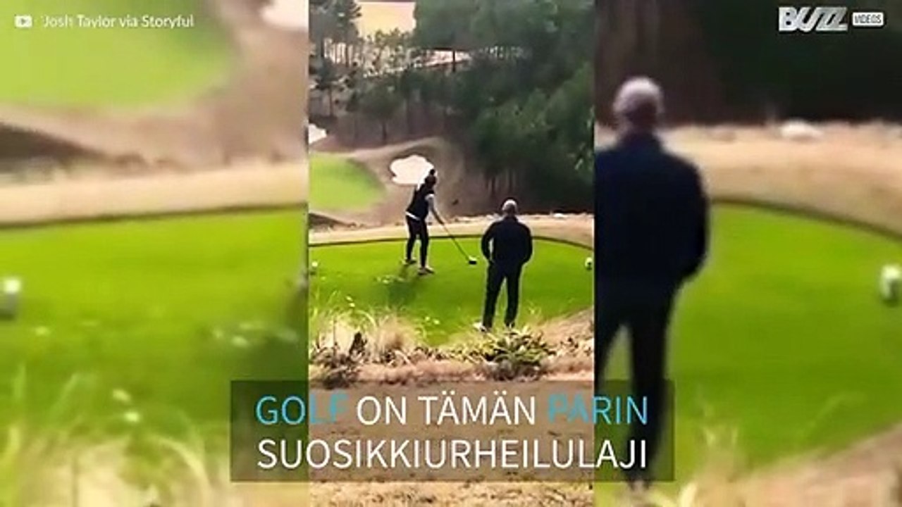 Suloinen kosinta golfkentällä