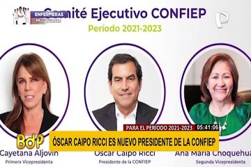 Óscar Caipo Ricci es elegido como el nuevo presidente de la Confiep