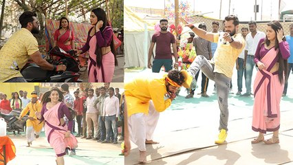 आम्रपाली दुबे घिरी गुंडों के बीच, तो ख़ेसारी ने इस अंदाज में बचाया | On Location