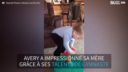 Ce bébé sera gymnaste!