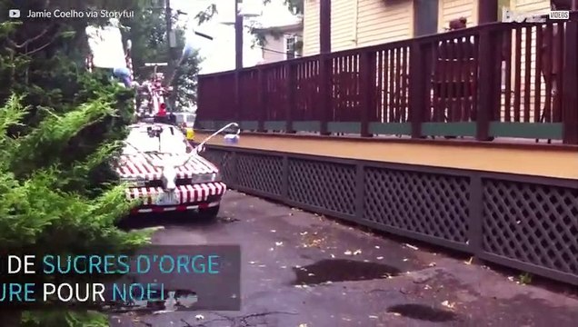 Cette voiture a le plus bel esprit de Noël des États-Unis