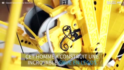 Incroyable: une grue géante faite de Legos!