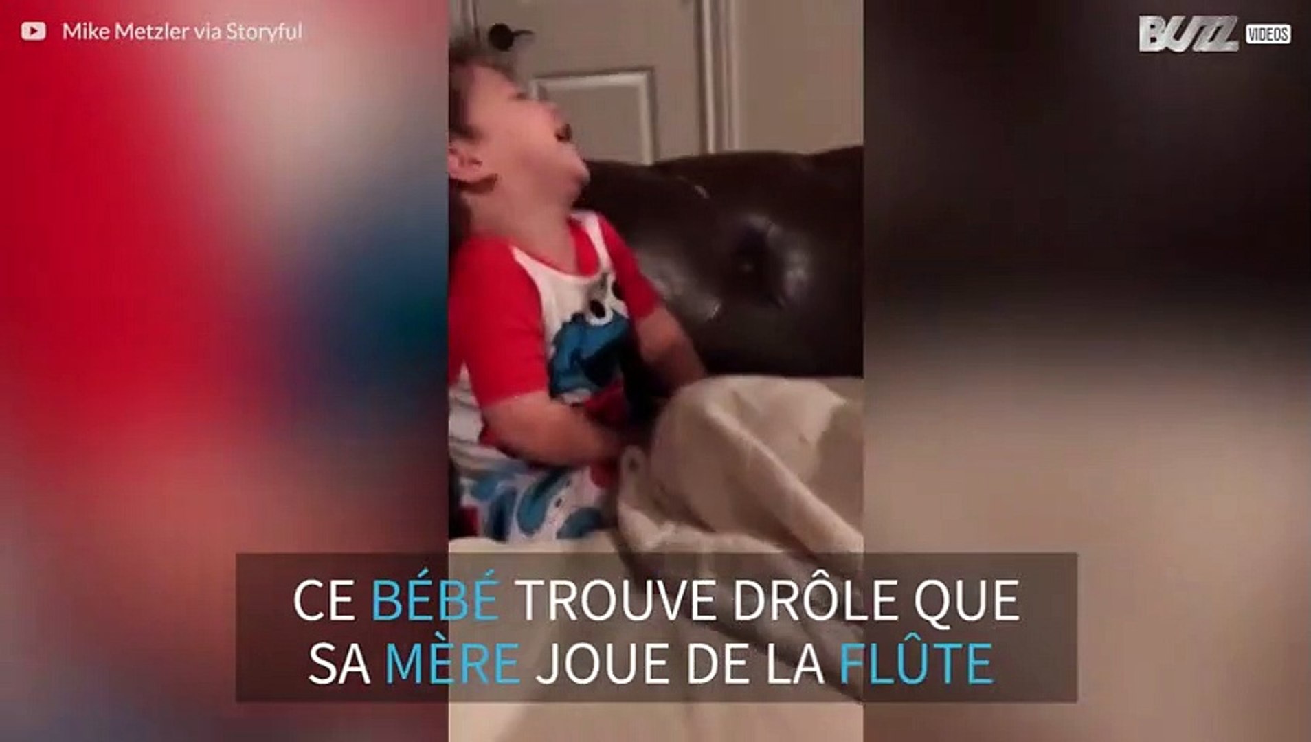 Ce Bebe Ne Peut S Empecher De Rire Au Nez De Sa Mere Qui Joue De La Flute Video Dailymotion