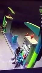شاهدسطو مسلح على محطة وقود في تبوك