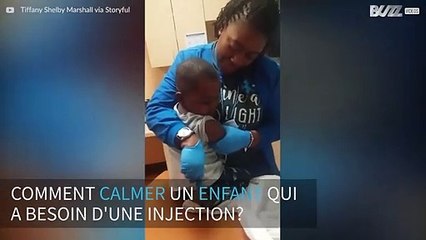 Un enfant gagne 5 dollars pour accepter une injection!