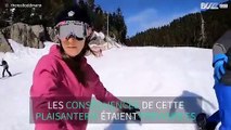 Suite à une blague, elle se retrouve le nez dans la neige