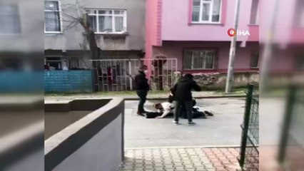 Mahalleliden hırsıza meydan dayağı kamerada