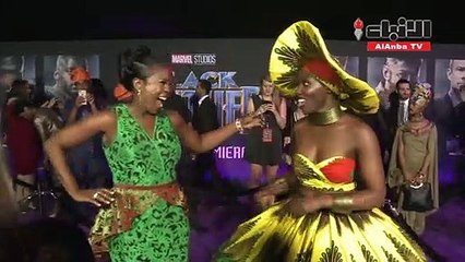 فريق عمل فيلم "بلاك بانتر" في لوس لأنجيليس لحضور العرض الافتتاحي