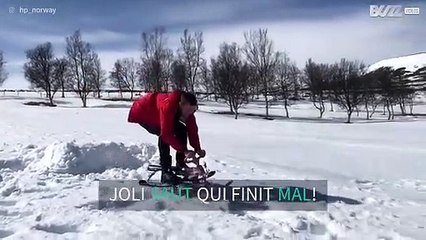 Un saut de traîneau finit mal