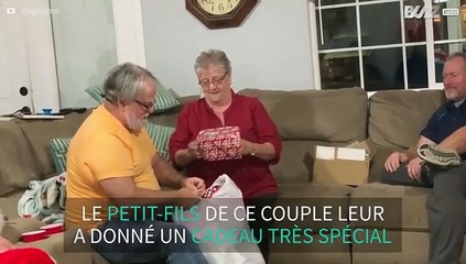 Moment d'émotion: il offre une voiture à ses grands-parents