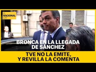 TVE NO EMITE LA BRONCA EN LA LLEGADA DE SÁNCHEZ A CANTABRIA