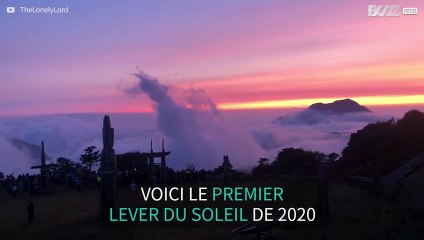 Admirez le premier lever de soleil de 2020!