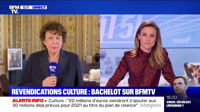Roselyne Bachelot: Nous travaillons à la réouverture des lieux de culture (...) la situation reste encore trop incertaine