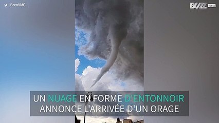 Un nuage effrayant se forme dans le ciel du Mexique