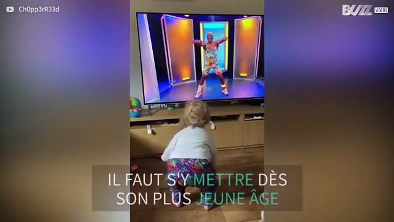 Cette fillette abandonne le sport au bout de 10 secondes
