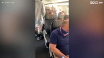 Non respect des gestes barrières lors d'un vol aux États-Unis