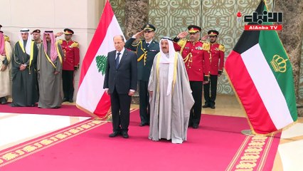 صاحب السمو والرئيس اللبناني ترأسا المباحثات الرسمية بين الجانبين