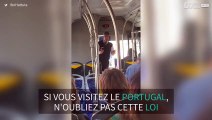 Dans ce bus portugais, aimer Cristiano Ronaldo est la loi!
