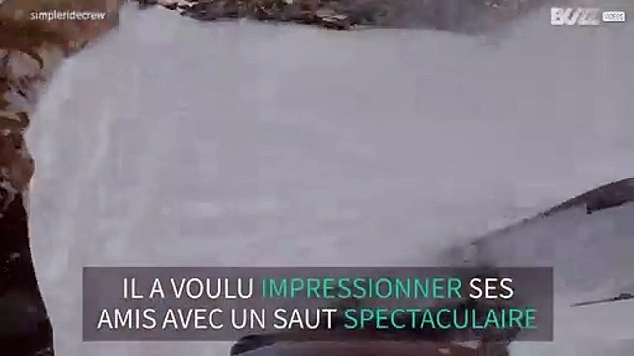 Snowboard: un saut spectaculaire, un atterrissage ridicule!