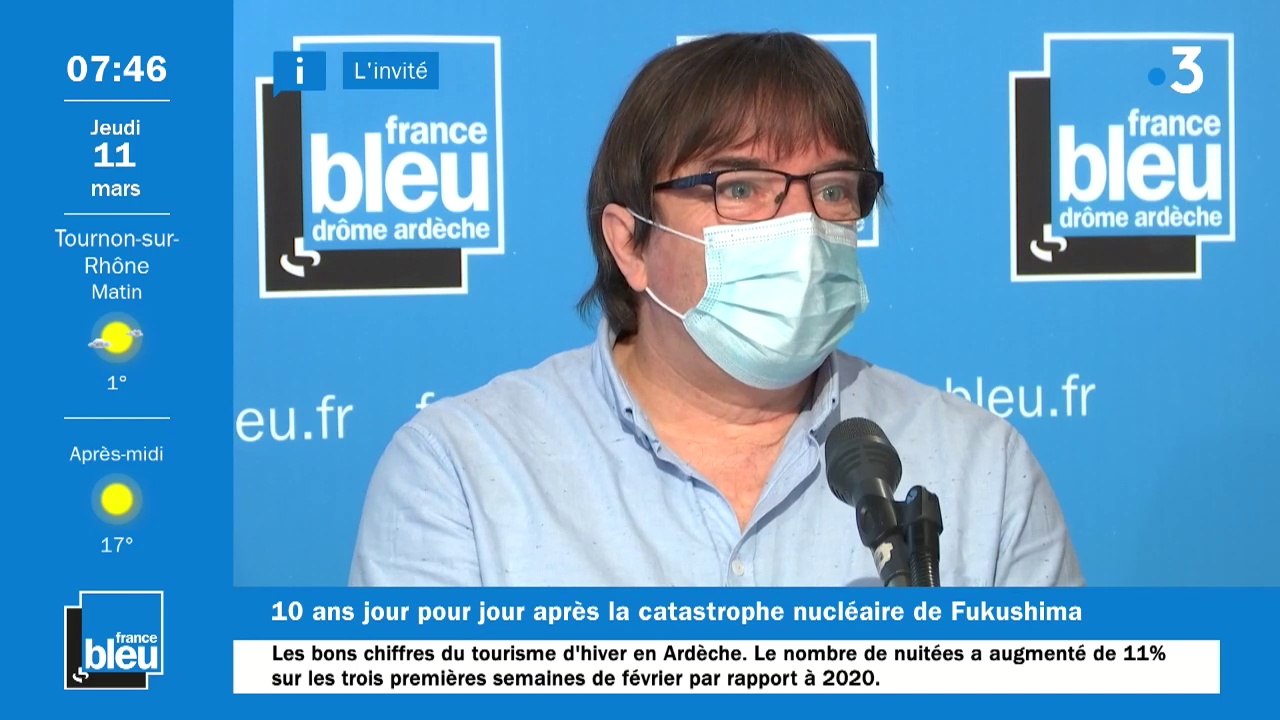 Bruno Chareyron, directeur de la Criirad à Valence