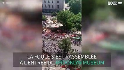 La foule se mobilise pour "Black Trans Lives Matter", à New York