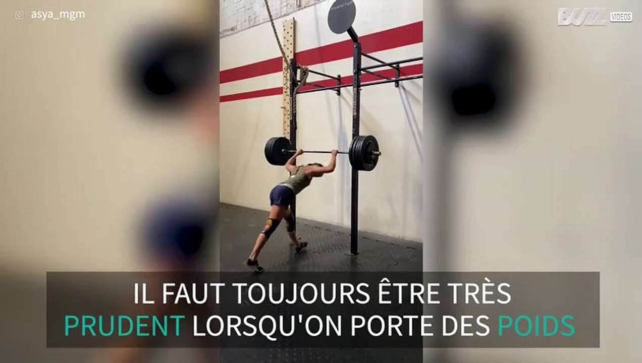 Cette femme a failli se briser la nuque en faisant du sport
