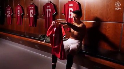 Alexis Sanchez’s first interview as a Manchester United player.#MUFC #Alexis7