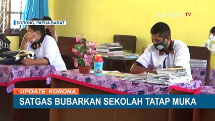 Satgas Covid-19 Bubarkan Sekolah Tatap Muka Tanpa Izin di Sorong Papua