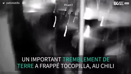 Cette caméra de surveillance a filmé un tremblement de terre