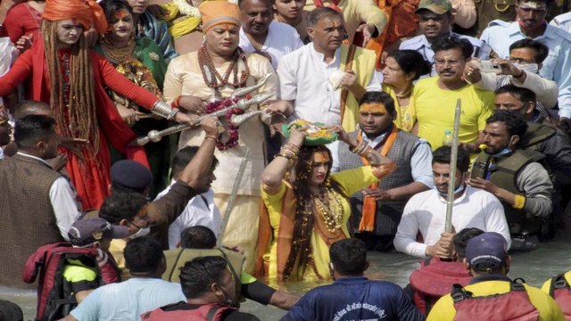 Maha Shivratri: Public gathered to witness royal bath