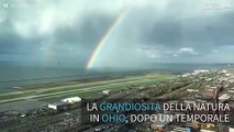 Favoloso arcobaleno si forma dopo un temporale in Ohio